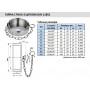 Гайка глуха DIN 11851 DN 65 різьба Rd 95x1/6" під трубу ⌀70мм для муфти молочної з ланцюжком нержавіюча [95278] Armaval