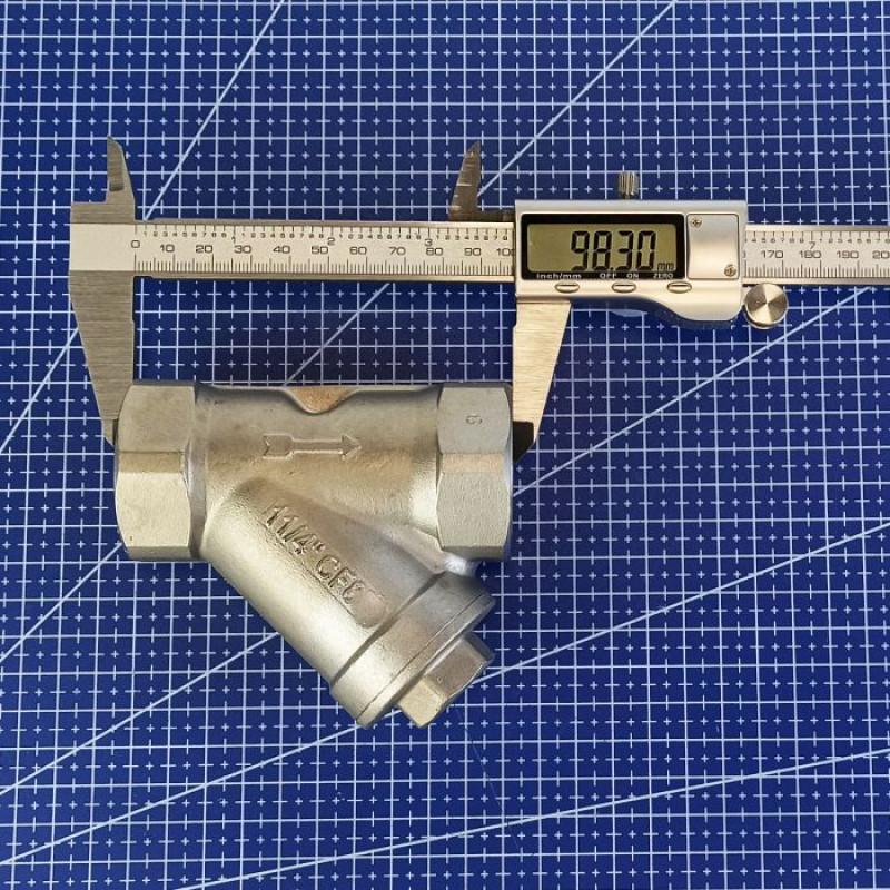 Фільтр сітчастий DN 32 (1 1/4") 40 бар муфтовий нержавіючий [83487] Armaval