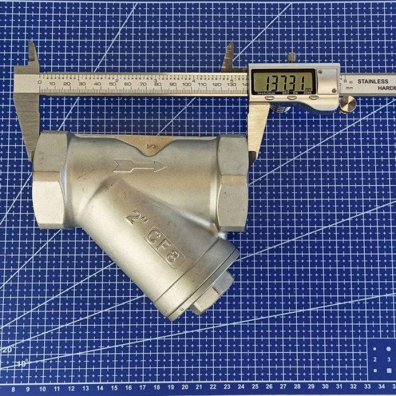Фільтр сітчастий DN 50 (2") 40 бар муфтовий нержавіючий [83489] Armaval
