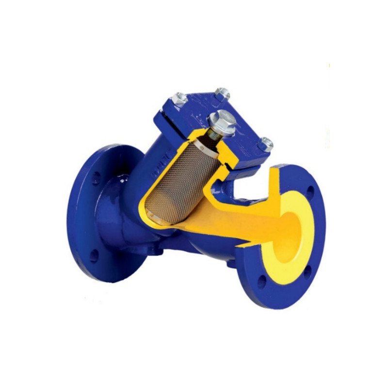 Фільтр сітчастий DN 100 16 бар фланцевий чавунний [821A100C] Fig.821 Zetkama