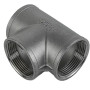 Трійник DN 40 (1 1/2") 20 бар різьба внутрішня нержавіюча сталь [T83469] Armaval
