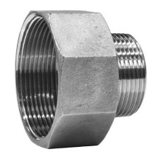 Перехідник різьбовий DN 32x20 (1 1/4"x3/4") 20 бар різьба внутрішня/зовнішня нержавіючий [97391] Armaval