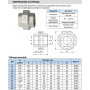 Муфта американка DN 25 (1") 20 бар різьба внутрішня/внутрішня пряма нержавіюча [FF83523] Armaval