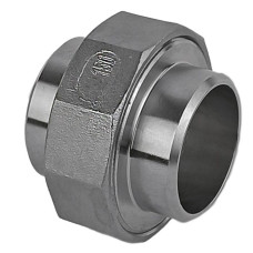 Муфта американка DN 20 20 бар під приварку з прокладкою PTFE пряма нержавіюча [97375] Armaval