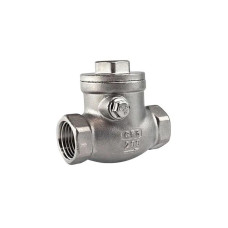 Клапан зворотний DN 20 (3/4") 16 бар муфтовий поворотний нержавіючий [92752] Armaval