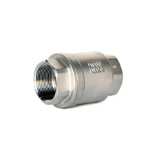 Клапан зворотний DN 32 (1 1/4") 63 бар муфтовий пружинний нержавіючий [83494] Armaval
