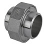 Муфта американка DN 25 20 бар під приварку з прокладкою PTFE пряма нержавіюча [97376] Armaval