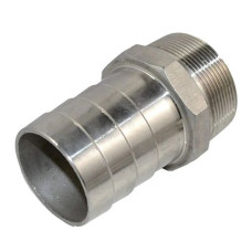 Штуцер для шланга DN 20x19 (3/4") 20 бар з зовнішньою різьбою нержавіючий [HF89575] Armaval
