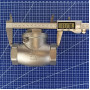 Клапан зворотний DN 40 (1 1/2") 16 бар муфтовий поворотний нержавіючий [92755] Armaval