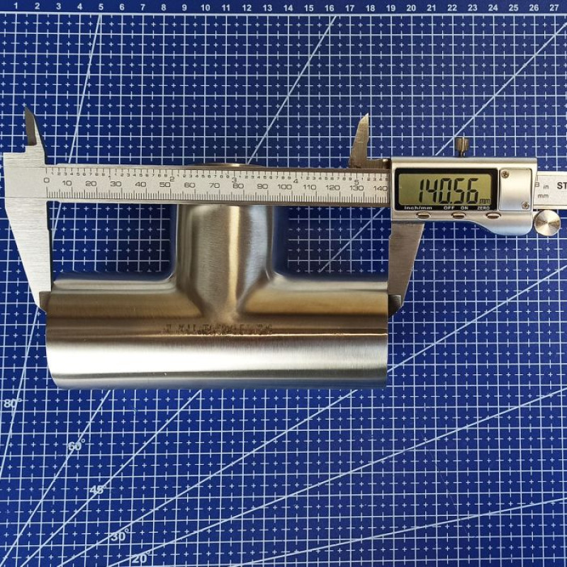 Трійник приварний DIN 11850 DN 50 52x1,5мм нержавіючий полірований [87332] Armaval
