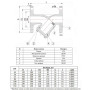 Фільтр DN 150 16 бар фланцевий нержавіючий [92762] Armaval