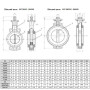 Затвор дисковий DN 150 16 бар міжфланцевий з чавунним диском [Z497B150C67] Fig.497 Zetkama