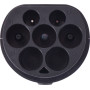 Адаптер переходник с T2 на GBT 32А 230В монолит IP55 [p085102] E.NEXT e.charge.adapter.T2-GBT-1