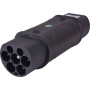 Адаптер перехідник із T2 на GBT 32А 400В моноліт IP55 [p085103] E.NEXT e.charge.adapter.T2-GBT-3
