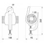 Підвісна затиск e.h.clamp.pro.35.50.gath затискачем, 35-50 кв.мм, Enext [p024003]