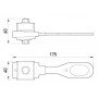 Анкерний ізольований затиск e.i.clamp.2.16.25.zr, посилений, 16-25 кв.мм, Enext [p021009]