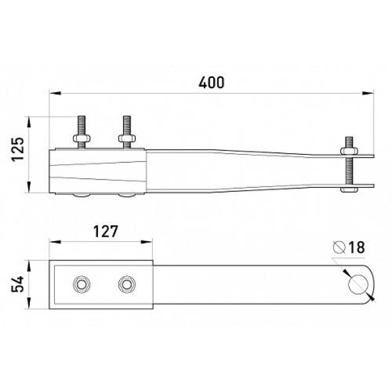 Анкерний ізольований затиск e.i.clamp.pro.25.120.c, 25-120 кв.мм, Enext [p022003]