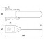 Анкерний ізольований затиск e.i.clamp.si.2.16.35, з дротяною скобою, Enext [p025101]