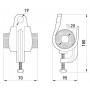 Підвісна затиск e.h.clamp.pro.25.gath затискачем, 25 кв.мм, Enext [p024002]