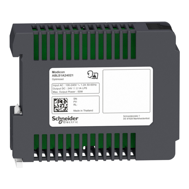 Блок питания на DIN-рейку 50Вт 1Ф 2,1A 24В оптимизированный [ABLS1A24021] Modicon Power Supply Schneider Electric