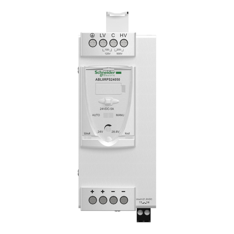 Блок питания на DIN-рейку 120Вт 5A 24В универсальный [ABL8RPS24050] Modicon Power Supply Schneider Electric