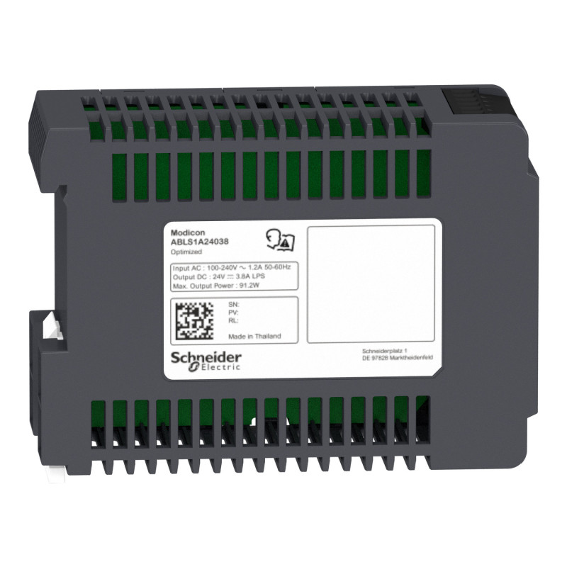 Блок питания на DIN-рейку 91,2Вт 1Ф 3,8A 24В оптимизированный [ABLS1A24038] Modicon Power Supply Schneider Electric