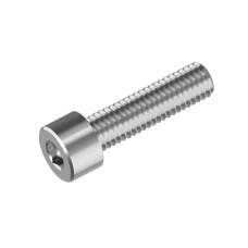 DIN912 М4х16 Винт нержавейка А2, полная резьба L16 шаг 0.7 (500шт.) [N5I50000N5I5401600] цилиндр HX3 Metalvis