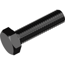 Болт М16х50*8g, без покриття, повна різьба, din933, Metalvis [5n60000005n6x65001]