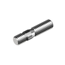 М10х40 стержень двусторонний 1,25d цинк белый DIN939 сталь 8.8 шаг 1,5 (20 шт.) [5Z976P5Z8810004020] Metalvis, шпилька резьбовая
