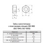 DIN982 М16 сталь 10 шаг 2 под ключ 24мм гайка самостопорящаяся высокая цинк белый (5 шт.) [6P7000006PP1600021] Metalvis