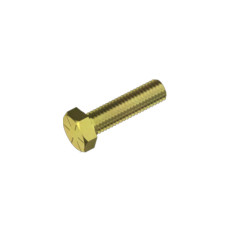 5/8"-11x2" резьба UNC сталь Gr8 цинк желтый болт дюймовый под ключ 15/16" ASME B18.2.1 [I5N60I5N6150510810] Metalvis