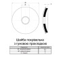 М6,2 зовнішній ⌀16мм товщина 3мм нержавіюча сталь шайба з гумовою прокладкою (100 шт.) [N7G00000N7G0600000] Metalvis