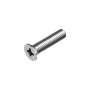 ISO7046/1 М5х8 сталь 4.8 винт цинк белый полная резьба шаг 0,8 [5M12000005M1500820] потайная PH2 Metalvis