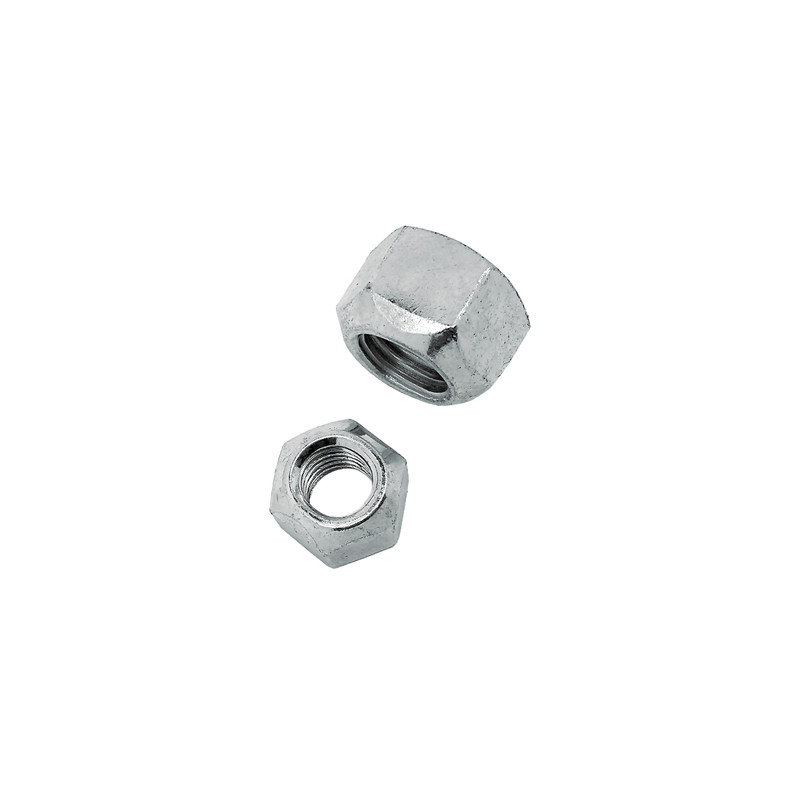 DIN980V М12 сталь 8 крок 1,75 під ключ 19мм гайка самостопорна цинк білий (25 шт.) [6V22000006V2120020] Metalvis