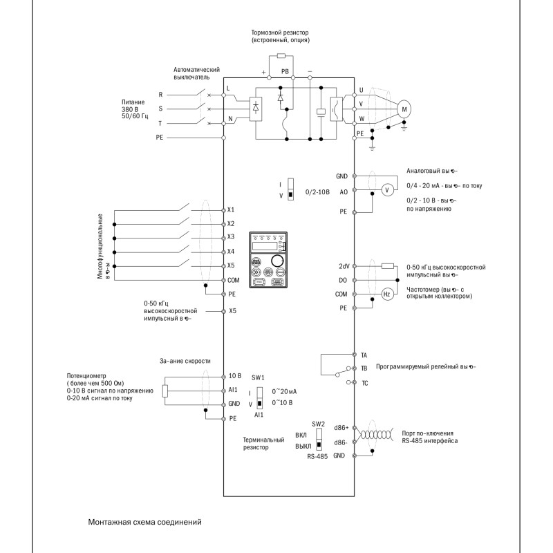 Перетворювач частоти 3Ф 45А 22кВт 380В [CNT-L620D33V18-22TE] Control-L620 УЕК