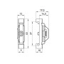 Ограничитель (фиксатор) 45x19,5x9мм на DIN-рейку металлический [p051006] e.tc.din.pro.end.metal E.NEXT