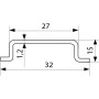 DIN-рейка 35x15x1,2мм L=1м перфорована [A0150010101] TH(TS)-35-1,5 АСКО