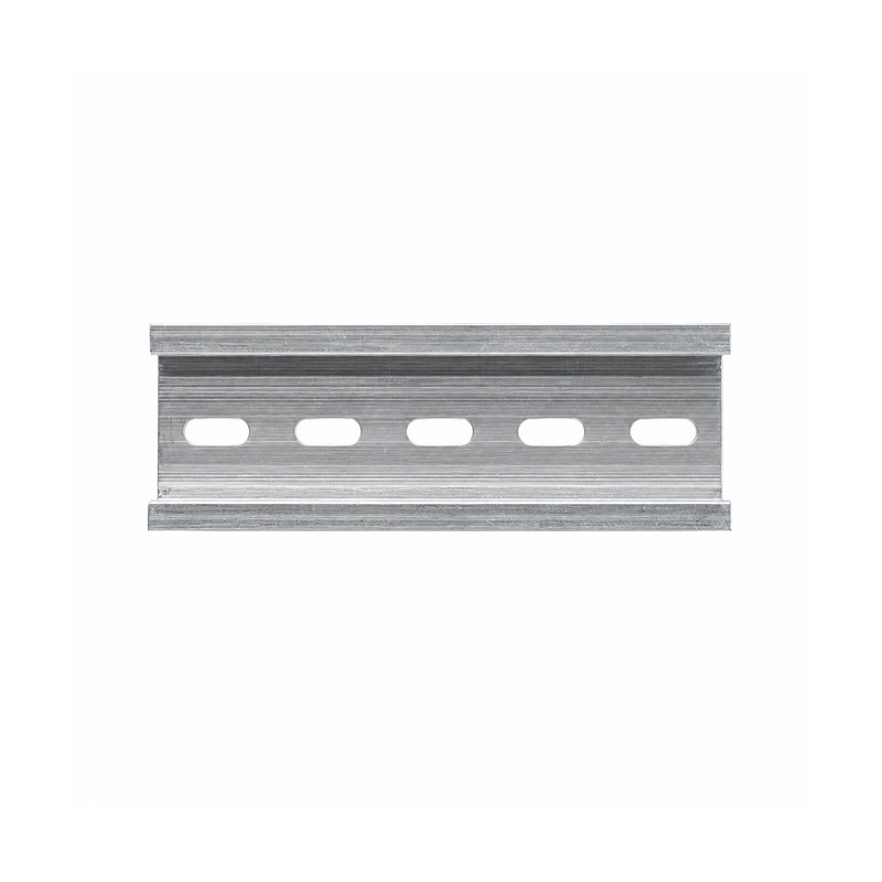 Алюмінієва DIN-рейка 35x7,5x1мм L=10см перфорована [DIN-RAIL-10] Tactix