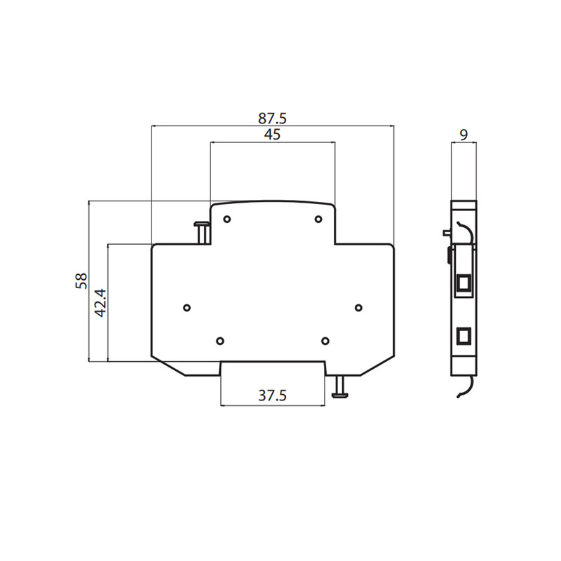Блок-контакт додатковий 1NO+1NC 6А 230В [2069001] PS EFI-MD ETI