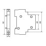 Додатковий контакт для MK-N 2А 1NO+1NC [A0040030041] O+F АСКО