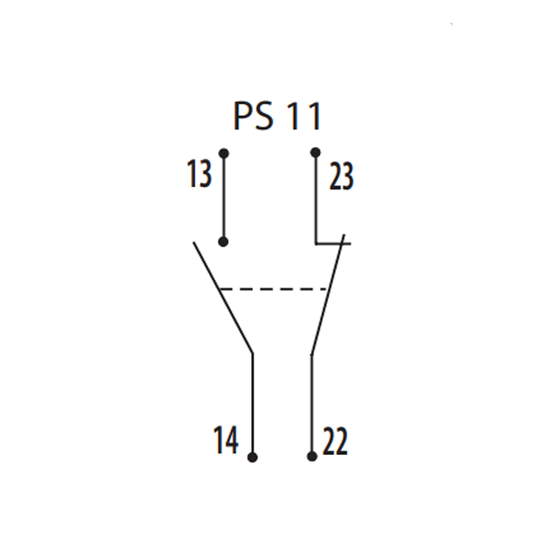 Блок контактов 1NO+1NC для MS 25 [4600130] PS 11 ETI