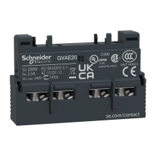 Дополнительный контакт 2,5А 2NO 24-60В [GVAE20] TeSys Deca Schneider Electric