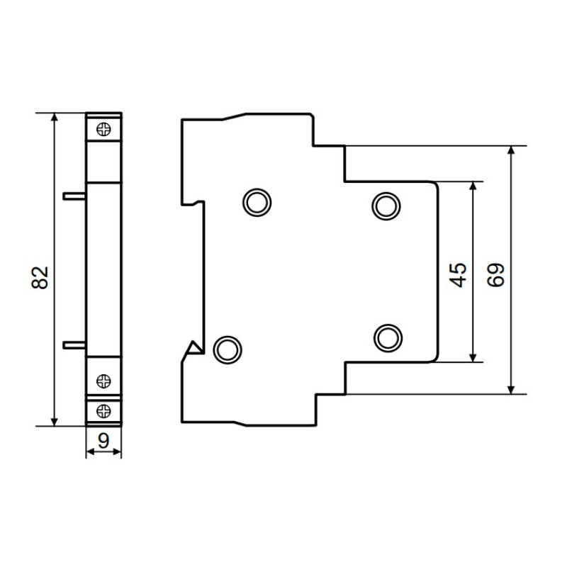 Додатковий контакт для MK-N 2А 2NO [A0040030040] O+F АСКО