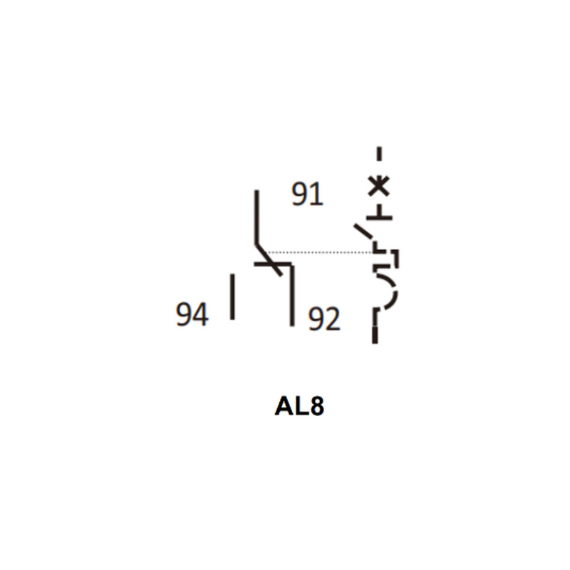 Аварийный дополнительный контакт 1NO+1NC для SB-M8 [AC-AL8] AL8 UEC