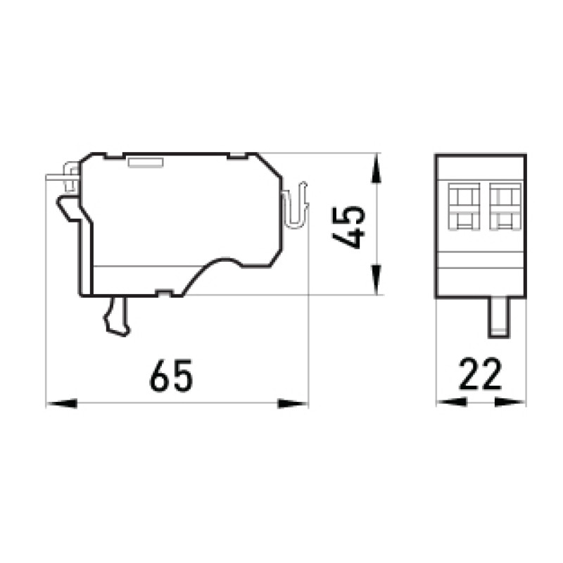 Розчіплювач незалежний AC 220V [i0070003] e.industrial.ukm.400-800.fl.220 E.NEXT