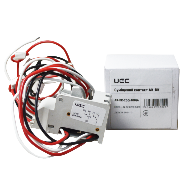 Совмещенный контакт АК-DК-250/400А для PCB35/37 [MCCB-U-AK-DK-0250-0400] UEC
