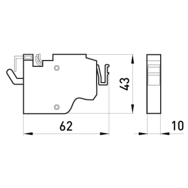 Аварийный (сигнальный) контакт 3A AC 220V [i0020004] e.industrial.ukm.400-800.B E.NEXT