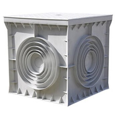 Колодец кабельный пластиковый e.manhole.200.200.200.cover, 200х200х200мм с крышкой, Enext [cp202020]