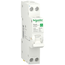 Дифференциальный выключатель 1P+N 25A 30мA 6кA "C" тип А [R9D88625] RESI9 Schneider Electric