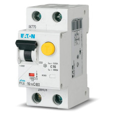 Дифференциальный выключатель 1P+N 16A 30mA "C" тип AC [286467] PFL6 Eaton